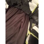 Lane Bryant  black white and green sleeveless dress with pleated skirt, sz 14/16 Photo 7