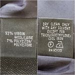 Lafayette 148 New York Pants Straight Leg Trouser Wool Blend Black Petite 10 Photo 7