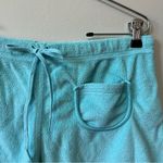 Tommy Hilfiger Vintage Y2K Blue Terrycloth Spellout Shorts Size M Photo 3