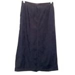 Napa Valley Vintage Black Midi Skirt Back Slit & Pockets size 14 Size M Photo 1