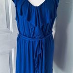 Elle  Blue Midi Dress Photo 9