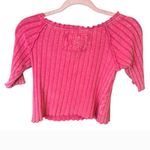 We The Free Meant To Be Ribbed Tee in Pink sz M NWT Photo 3