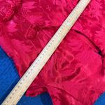 All that jazz Vintage Red Jacquard Dress | Made in USA Photo 8