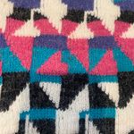 80s Vintage Kitty Hawk Mockneck Sweater Womens L Chunky Knit Geometric Colorful Multiple Size L Photo 9