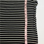 LNA Clothing Jones Rib Tank Striped Top XL Black Photo 6