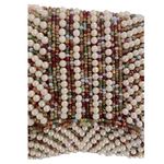 okpta1519426 Hand Beaded
Pearl and bead Clutch Purse Red Photo 7