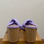 DV Dolce Vita “Milna” Light Purple Knot Slide Woven Heels Sandals Size 7 Photo 5