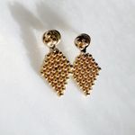 geometric gold Stud Earrings Photo 4