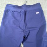 FIGS  Technical Collection Navy Blue Scrub Pants Women‎ XS Tall Elastic  Pockets Photo 6
