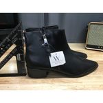 Worthington Brookdale Memory Foam Bootie Womens US 8.5 Black Side Zip Ankle Boot Photo 1