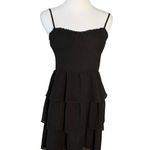 American Eagle  Outfitters Tiered Sleeveless Black Dress sz 8 LBD Party Photo 1