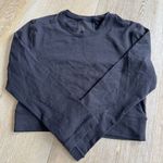 Lululemon Black Cropped Long Sleeve Photo 0