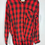 Denim & Supply Ralph Lauren  Long Sleeve Button Front Plaid Boyfriend Fit Large Photo 0