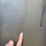 White Fox Boutique WHITE FOX Olive Green Wide Leg Pants Tie Waist Drawstring Cargo Style Photo 10