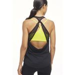 Fabletics Sol Tank Top Black XXL Mesh Moisture Wicking Four Way Stretch Photo 1