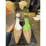 Sam Edelman Okala Strappy Slingback Pumps Heels size 9.5 Nude Leather Photo 3