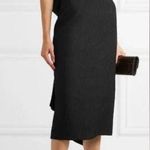 Rebecca Vallance Strapless Midi Dress with Bow Tie Back Black Size 0 Photo 0