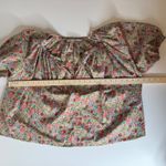 Roller Rabbit Womens Agnese Floral Alianne Top Sz Small V-Neck Colorful Preppy Photo 7