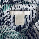 H&M  White Green Black Short Sleeve Shirt Dress Size 10 Photo 7