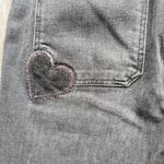 Sundry  by Anthropologie Black denim jeans heart patch size 26 Photo 6