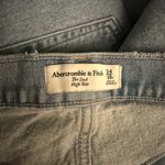 Abercrombie & Fitch High Rise Criss-Cross Waist Denim Dad Jeans Photo 3