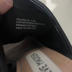 Steve Madden Women’s Cru Leather Block Heel Mule Sandal Size 6.5 Black Photo 3