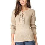 Capulet NWT  Brighton Henley Lace Up Sweater Photo 0