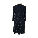 Old Navy ✨ Black Yellow White Daisy Floral Mini Wrap Sz Large Dress✨ Photo 4