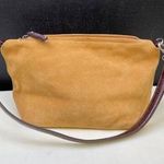 Tignanello Women's Mustard Yellow Suede Leather Shoulder Bag/Purse SKU 5904 Photo 0