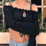 Honey Belle Off the shoulder Crop Top Photo 0