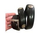 Onyx ✨Brighton  Black Leather Conch Golf Belt✨ Photo 6