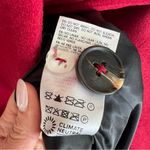 Reformation NWT Lucas Long Wool Coat Jacket in Lipstick Red Sz Large Photo 9