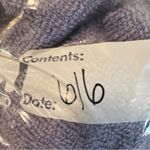 Vintage Y2K Flashback Terrycloth Loose Fit Button Up Cardigan Sweater Purple L Size L Photo 7