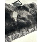 DKNY Quilted Puffer Faux Fur Lined Black Neck Warmer O/S NWT Photo 4