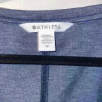 Athleta  Womens Stratis‎ Scoop Neck Tee T-Shirt in Dress Blue Heather Size medium Photo 3
