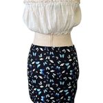 SheIn Butterfly Print Drawstring Bodycon Skirt Photo 8