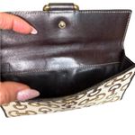 Gucci Horsebit canvas bamboo d ring continental wallet. Photo 5