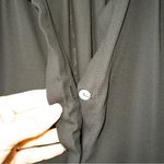 DR2 Black Sleeveless Button Front Romper Size Medium Photo 4