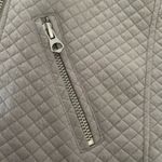 Torrid  size 3 moto jacket quilted gray grey womans cute biker gorp rock grunge Photo 7