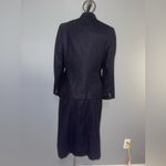 Vintage Redwood & Ross navy blue pinstripe suit set jacket skirt woman’s 14 Size L Photo 2