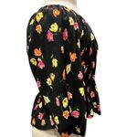 Kate Spade Tulip Toss Riviera Top, Black Size Large Photo 3