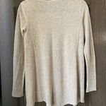 Harlowe $ Graham Harlowe & Graham Tan/Cream Light Weight Long Sleeve Sweater Size Extra Small Photo 12