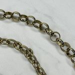 Skinny Hoop Gold Tone Metal Chain Link Belt One Size (OS) Y2K Minimalist ✨ Photo 3