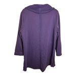 Habitat  Shirt Women's Size Large Tunic Cowl Neck Office Business Purple Photo 1