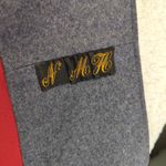 Vtg Standard Apparel Wool Nurse Cape Red Lined Double Button HHSN Gray Photo 5