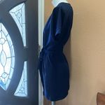 ASOS  navy blue wrap around dress Photo 2