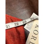 Vintage Koret Women 16W Linen Blend Maxi Dress Outfit Set Embroidered New Orange Photo 15