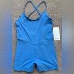 Lululemon Align Cross-Back Bodysuit 4” in Pool Party Photo 3