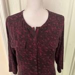 Patagonia Woman's Burgundy Organic Cotton Dress, Sz M. Photo 2