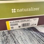 Naturalizer  Women's Leather Burgundy Slip-On Clogs Photo 1